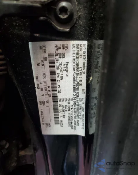 2014 Ford Focus Se from USA, damaged, VIN 1FADP3F26EL222898